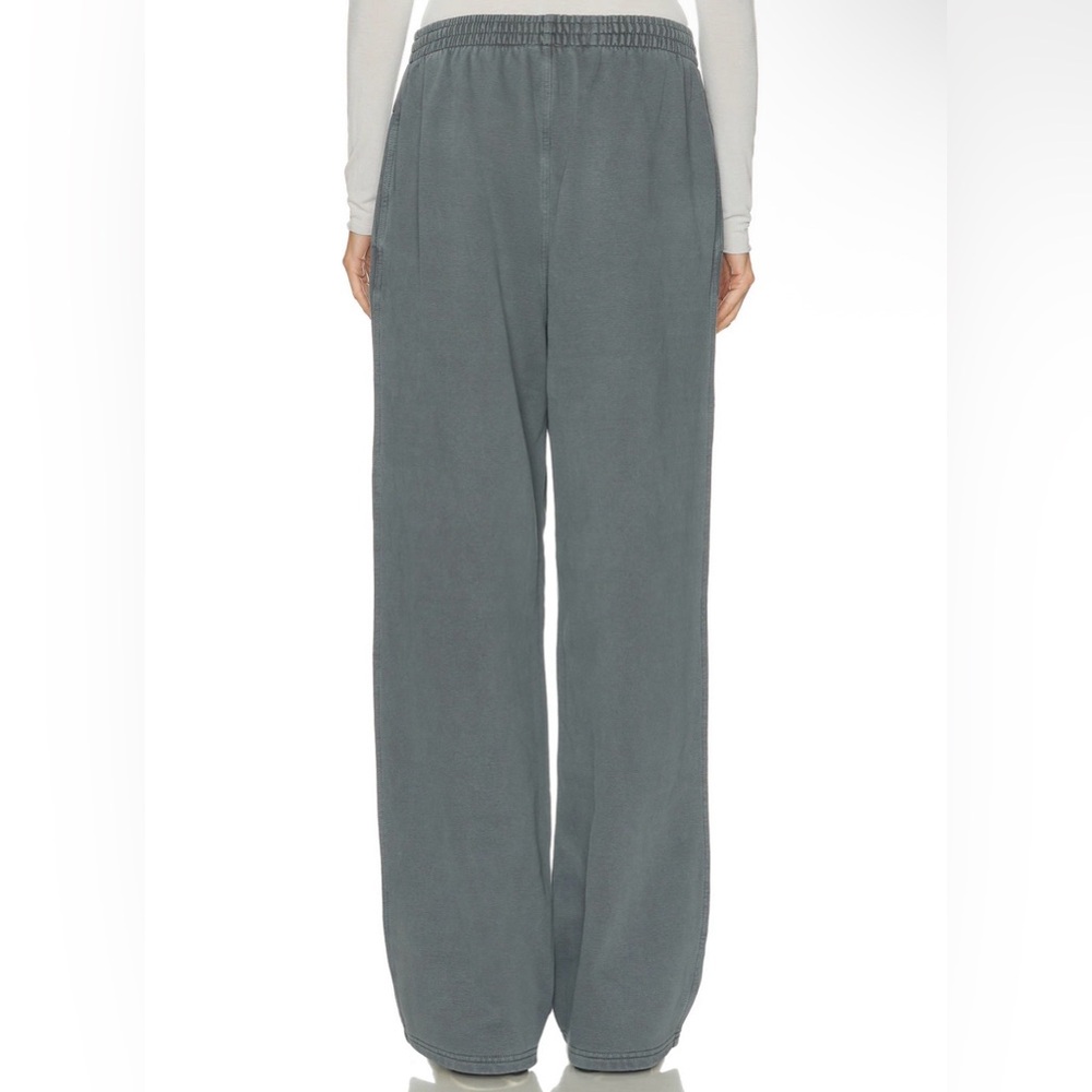 SKIMS Boyfriend Cotton Fleece Baggy Sweatpants in color Zircon NWT Sz XS - Picture 5 of 7